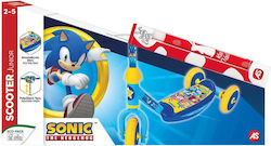 Παιχνιδολαμπάδα Παιδικό Scooter Με 3 Ρόδες Sonic για 2+ Ετών AS