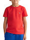 Gant Παιδικό T-shirt Κοντομάνικο Bright Red Shield