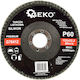 Geko Disc de șlefuire P40 Μetal 125mm