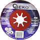 Geko Grinding Disc P100 Construction Materials 125mm