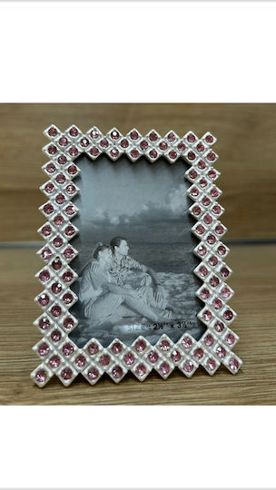 JK Home Decoration Fotorahmen Hölzernes mit Rosa Rahmen
