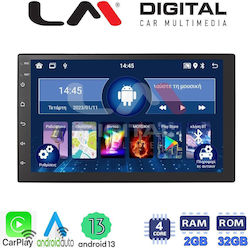 LM Digital Car-Audiosystem 2DIN (Bluetooth/USB/WiFi/GPS/Android-Auto) mit Touchscreen 7"