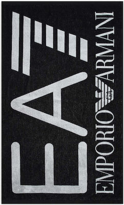 Emporio Armani Prosop de Plajă Negru