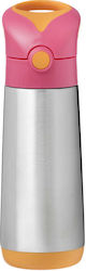 Thermos Bottle 500ml Straw B.box Strawberry Shake