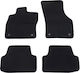 Car Mats Carpet Economy Quality Black Compatible Vw Golf 7 Golf 8 Model 2012-today 4 Pieces
