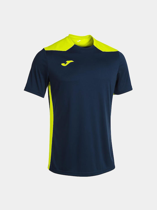 Joma Men's Short Sleeve T-shirt Navy Blue