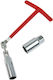 Geko Spark Plug Wrench with Sockets 16mm and 21mm