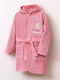 Borea Baby Bathrobe Hooded Princesa Pink