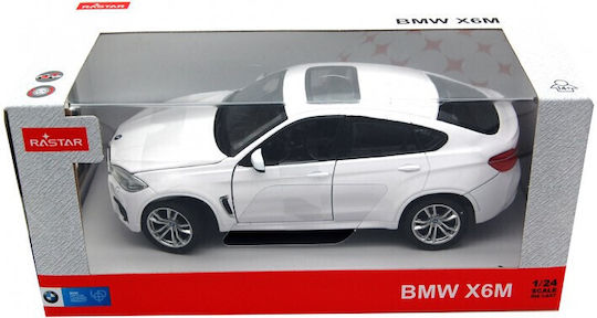 Rastar BMW X6M Teleghidat Mașină Alb