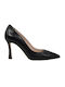 Fardoulis Leather Black Heels