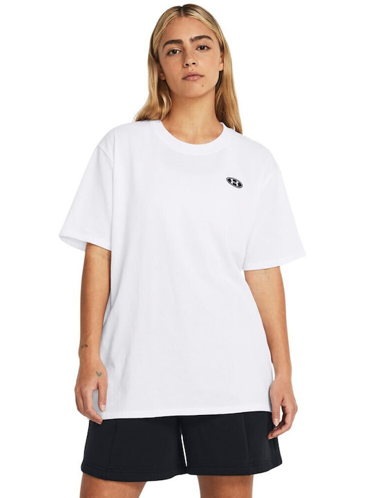 Under Armour Γυναικείο Αθλητικό T-shirt Λευκό