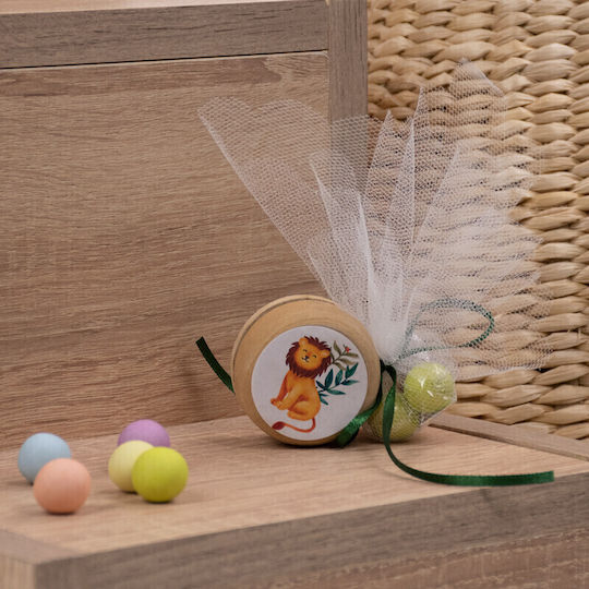 Christening Favor with Yo-Yo made of Wood