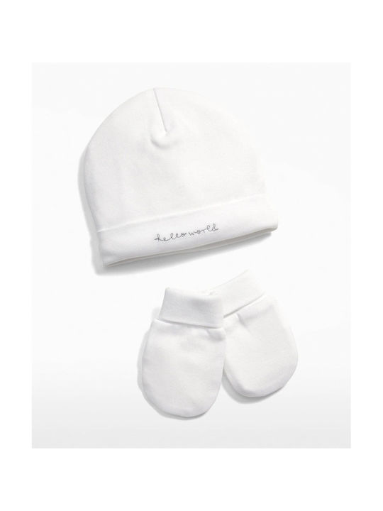 Mamas & Papas Kids Beanie Knitted White