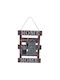 Uncle George Hanging Brown Wooden Wall Decor 30x0.5x21.5cm