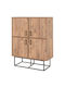 Ξύλινη Παπουτσοθήκη Quantum Solo 93x36x115cm