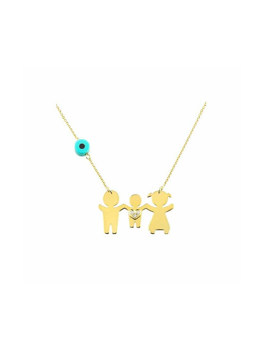 Ekan Necklace Family with Diamond