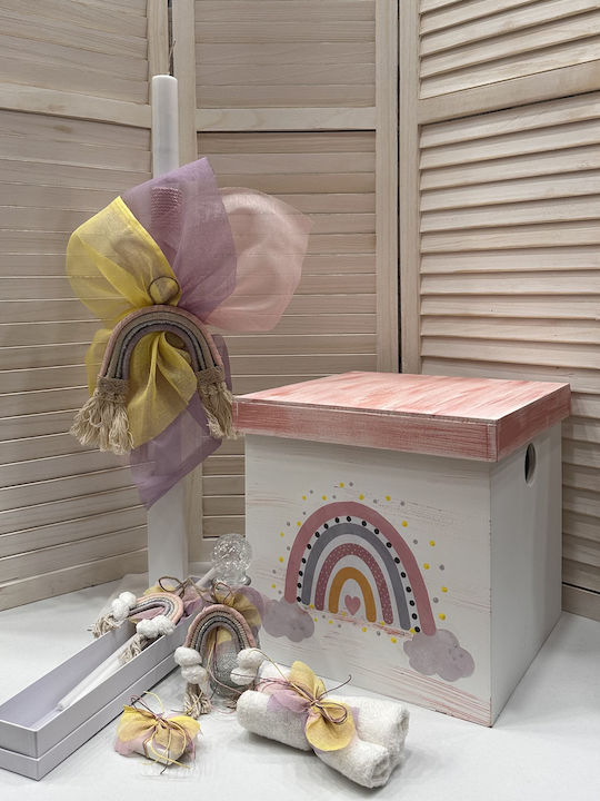 Marilli's House Rainbow Baptism Set with Rainbow Subject