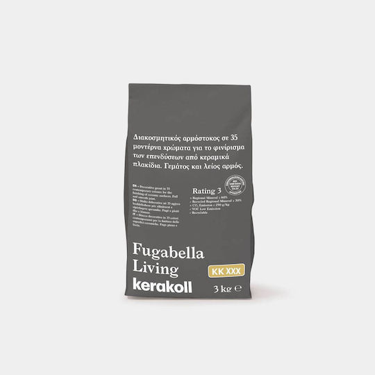 Kerakoll Fugabella Living Kk 0-5 Στόκος 3kg