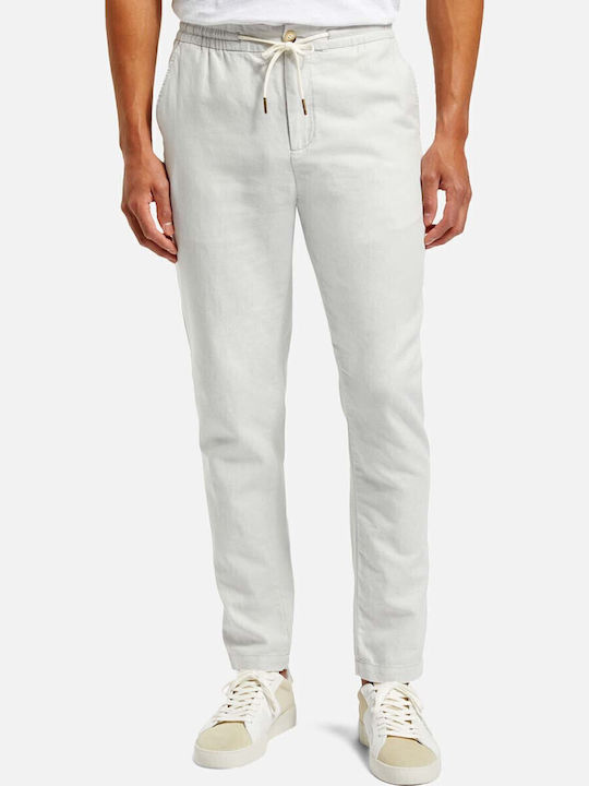 Warren Ανδρικό Παντελόνι σε Ίσια Γραμμή Heron Grey