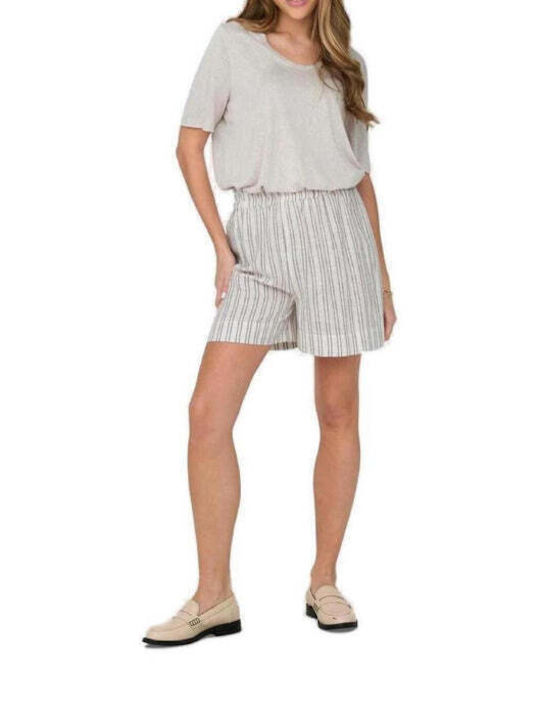 Only Women's Linen Shorts Beige