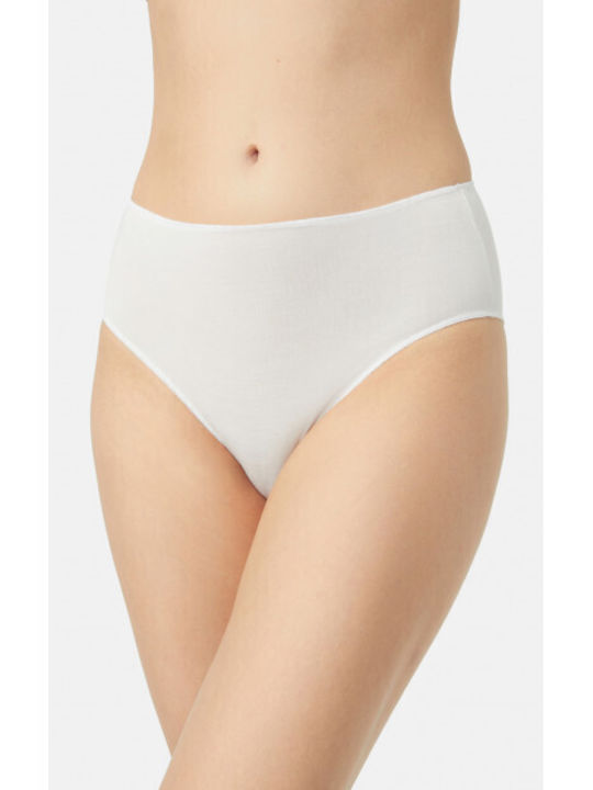 Minerva Fimelle Midi Women's Slip Seamless White