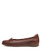 Tamaris Leather Ballerinas Brown