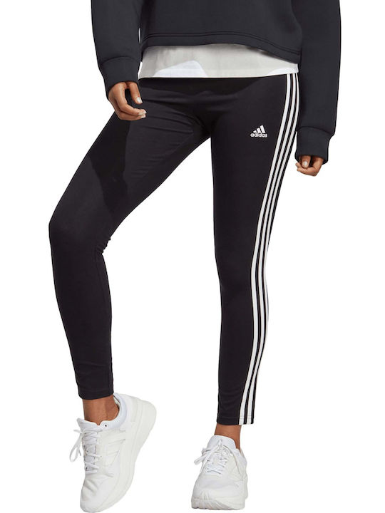 Adidas 3-stripes Γυναικείο Κολάν Μαύρο