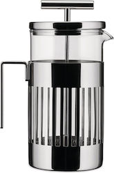 Alessi French Press Coffee Maker Silver