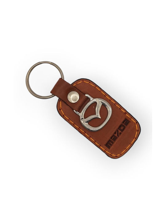 Keychain Leather Brown