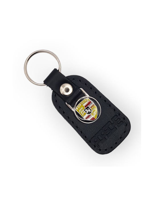 Keychain Piele Negru