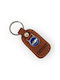 Keychain Leather Brown