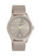 Oozoo Timepieces Watch with Gray Metal Bracelet