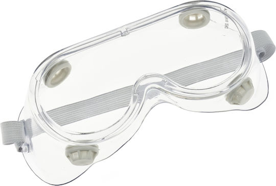 Geko Safety Glasses for Protection with Transparent Lenses 1pcs
