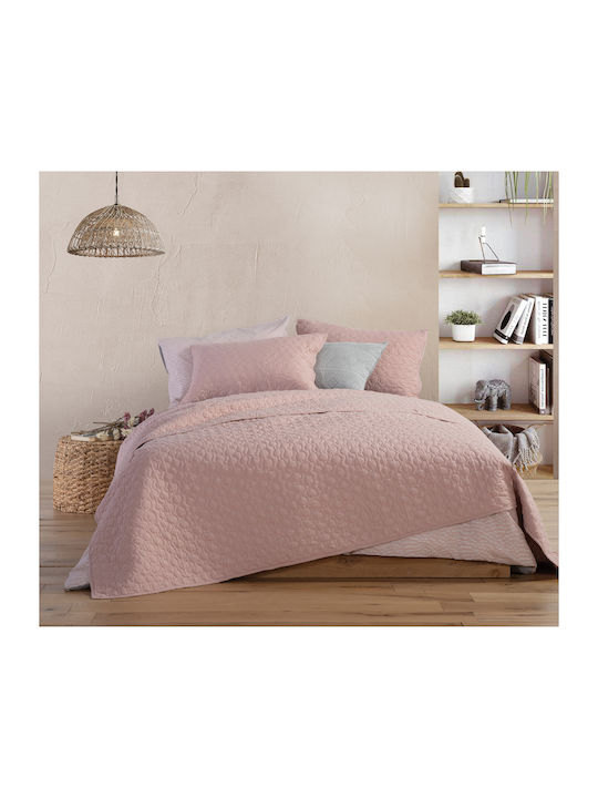 Nef-Nef Candy Coverlet Queen Size Microfiber Rose 230x240cm