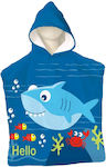Tatu Moyo Παιδικό Πόντσο Θαλάσσης Καρχαρίας Μπλε