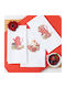 Borea Tea Towel from 100% Cotton in White Color 50x70cm 3pcs