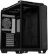 Asus TUF GT502 Plus Gaming Midi Tower Computer Case with Window Panel Black