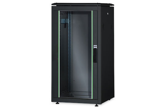 Digitus Dn-19 Επιδαπέδια Καμπίνα Rack 26U Μαύρο DN-19 26U-6/10-B-1