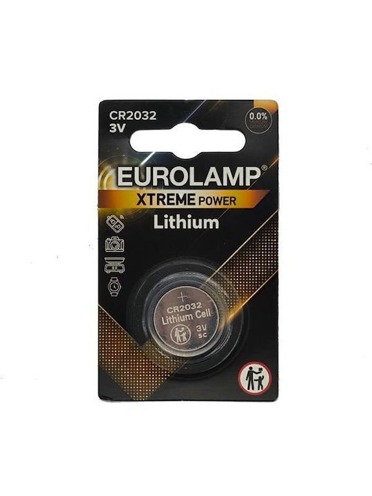 Eurolamp Batterie Lithium für Uhren CR2032 3V 1Stück