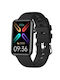 Lamtech LAM113508 Aluminium Smartwatch με Παλμογράφο (Μαύρο)