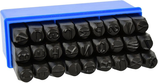 Geko G01815 Stamped Letters Hand Tool Set 27pcs