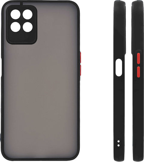 Sonique Color Button Bumper Silicone / Plastic Black (Realme 8i)