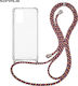 Sonique Rainbow Back Cover Silicone with Strap ...