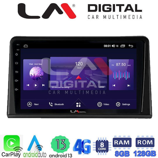 LM Digital Car Audio System for Renault Express 2023 > (Bluetooth/USB/WiFi/GPS/Apple-Carplay/Android-Auto)