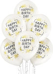 Latex Frame Balloons Happy Birthday 6 pcs