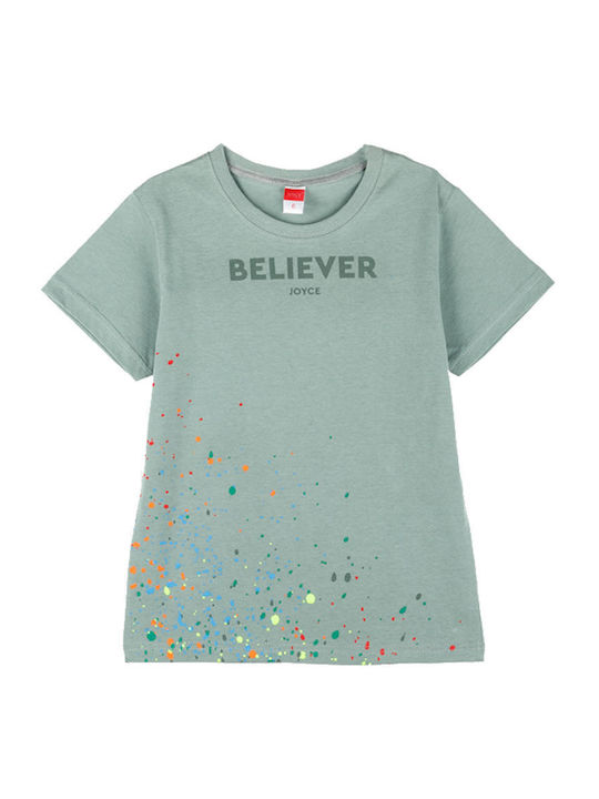 Joyce Kinder-T-Shirt Pistachio