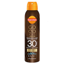 Carroten Coconut Dreams Αδιάβροχο Αντηλιακό Λάδι για το Σώμα SPF30 σε Spray 150ml