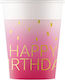 Procos Birthday Glass for Party 8 Pieces