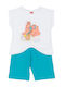 Joyce Kids Set with Leggings Summer 2pcs White