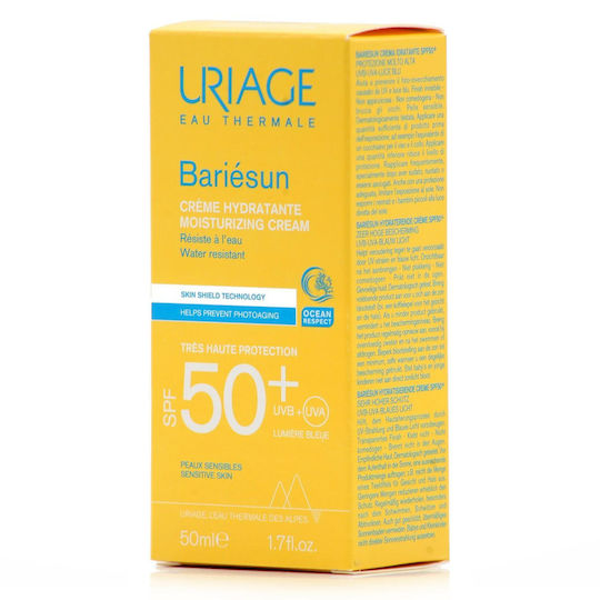 Uriage Bariesun Cremă Solară Rezistentă la Apă Pentru Față SPF50+ Pentru Piele Sensibilă 50ml